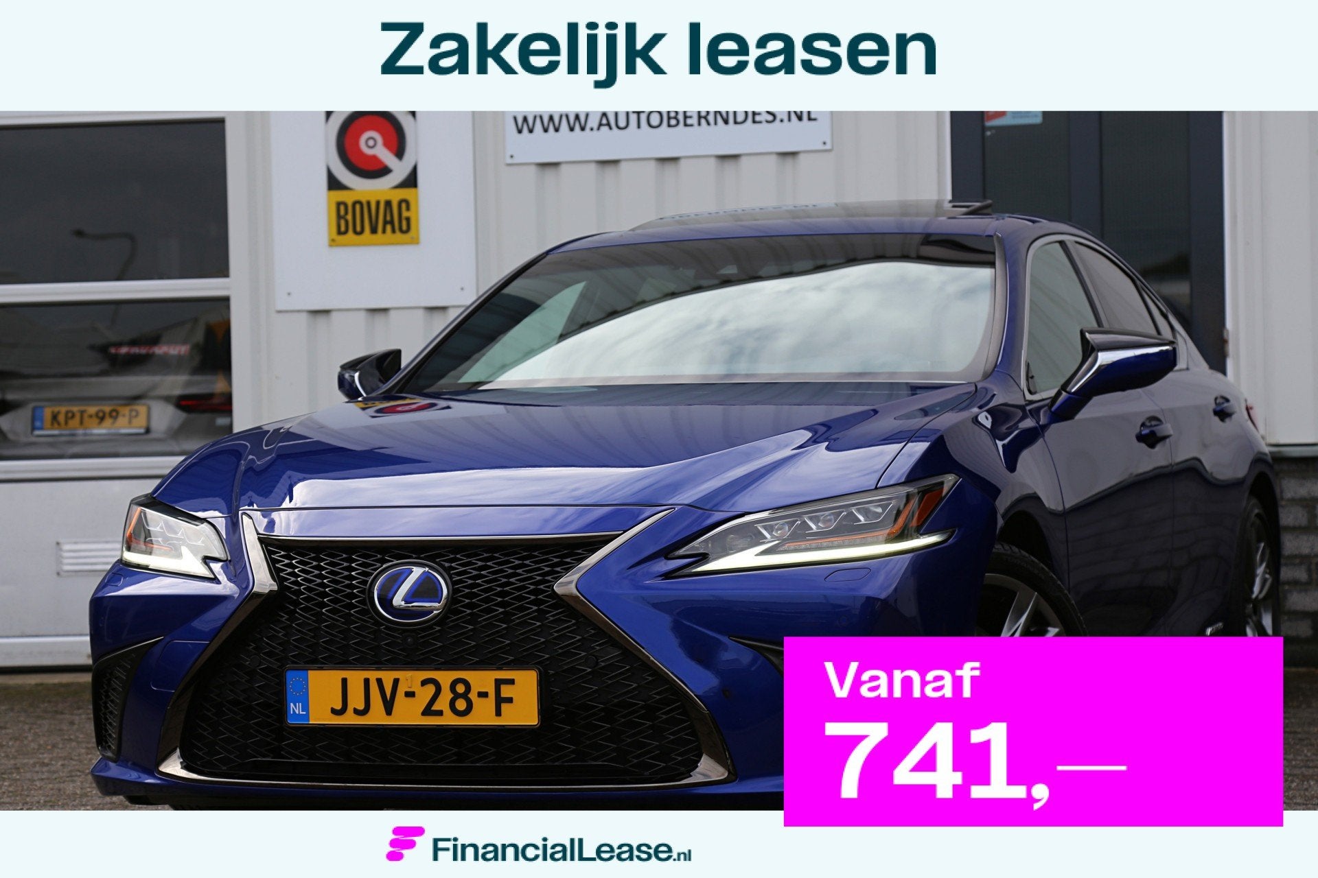 Lexus ES 300h F Sport *Lexus fabrieksg.t/m07-2031*Perfect Le, 12 maanden, Gebruikt, 4 cilinders, Leder