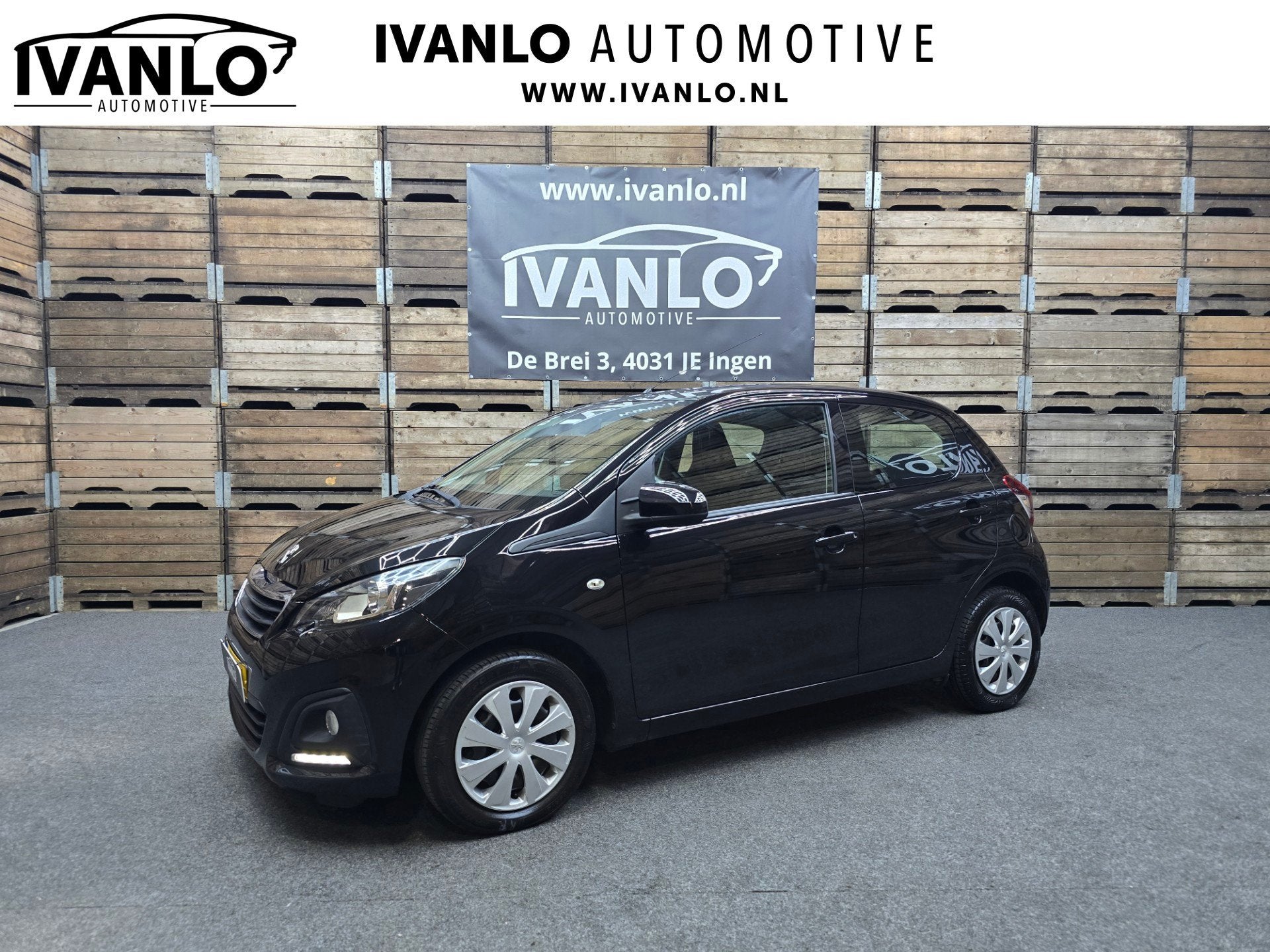 Peugeot 108 1.0 e-VTi Active Carplay Airconditioning Bluetoo, Auto's, Peugeot, Voorwielaandrijving, Dealer onderhouden, Stof, Gebruikt