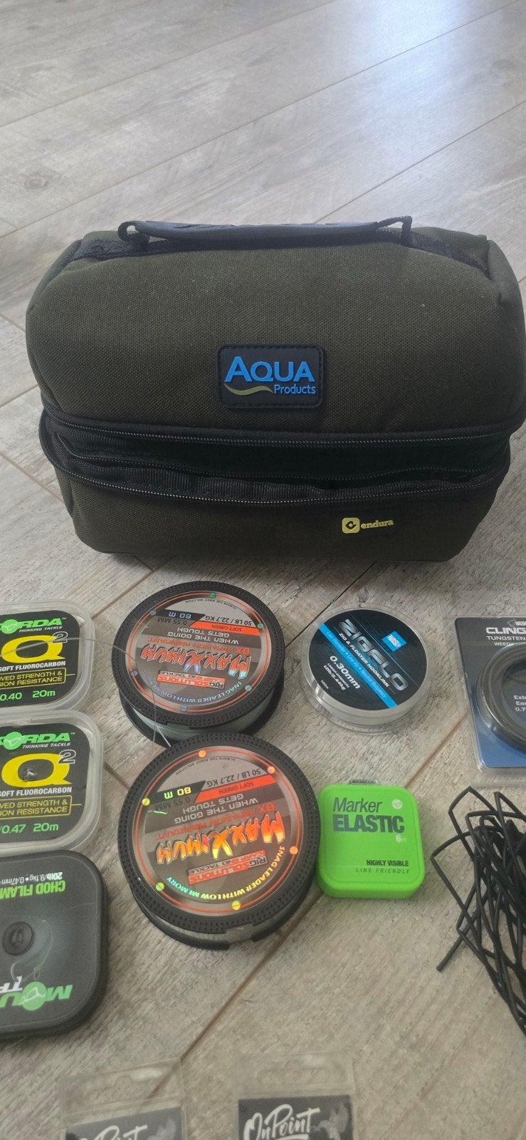 aqua tackle tas  incl alle toebehoren, Ophalen of Verzenden, Overige typen