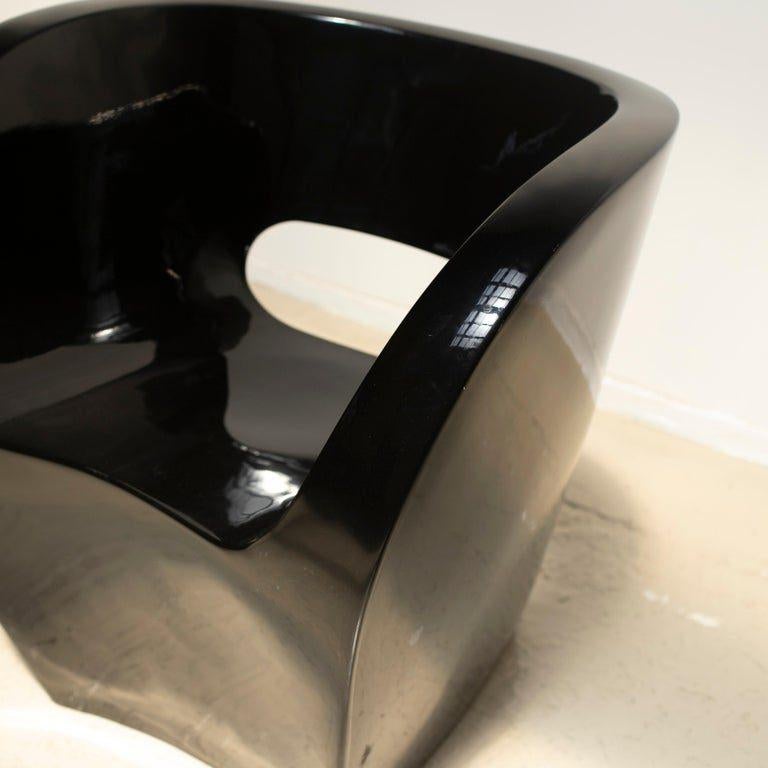 Moroso stoel, zwart, Ophalen, Zwart, Kunststof, Eén