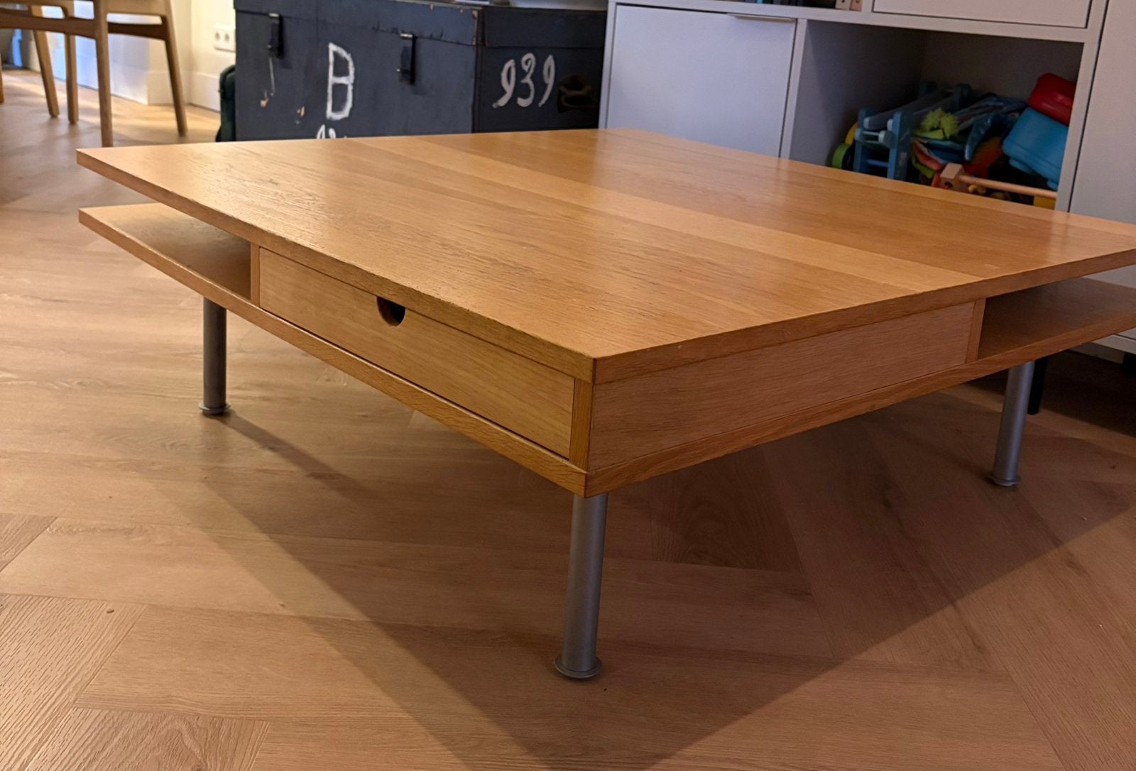 IKEA Salontafel (vergelijkbaar aan nieuwere Tofteryd), Huis en Inrichting, Ophalen, Gebruikt, 50 tot 100 cm, Vierkant