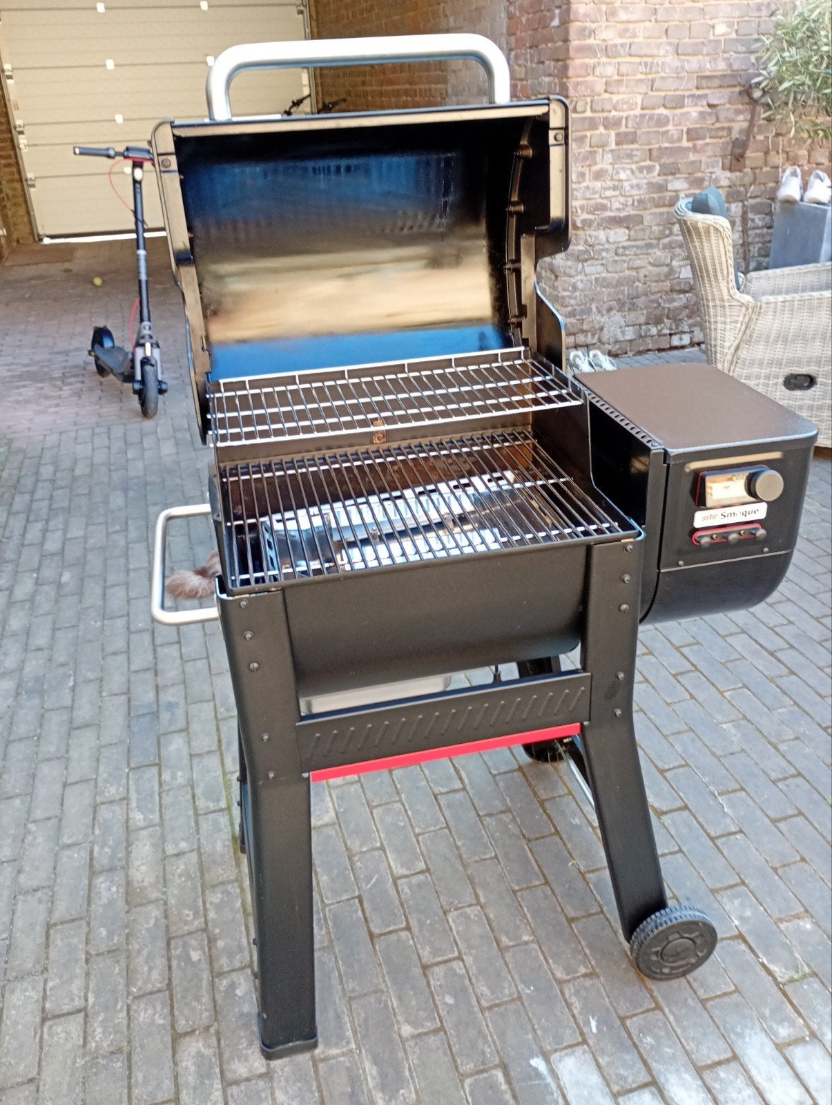 Weber SmokeFire EX6 G2 Houtgestookte Pellet Smoker, Ophalen, Zo goed als nieuw, Weber