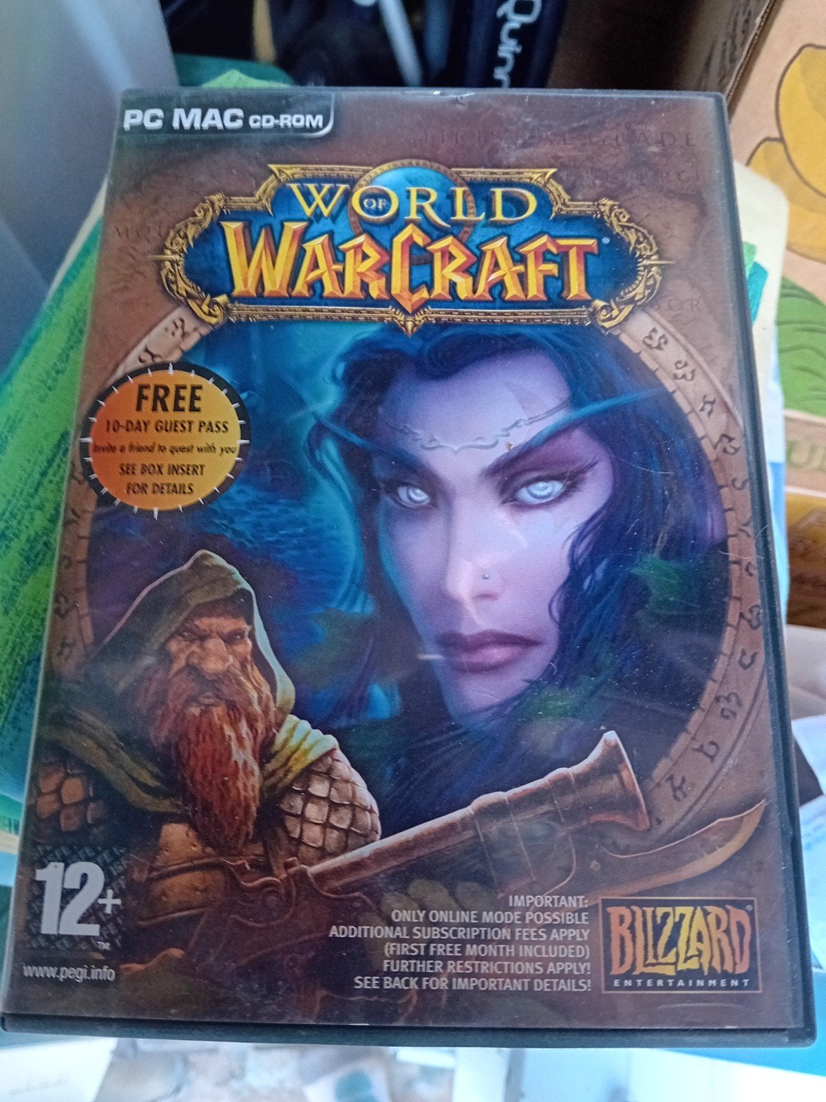 World of Warcraft Big box 4 Pc cd roms, Spelcomputers en Games, 1 speler, Ophalen of Verzenden, Zo goed als nieuw, Role Playing Game (Rpg)
