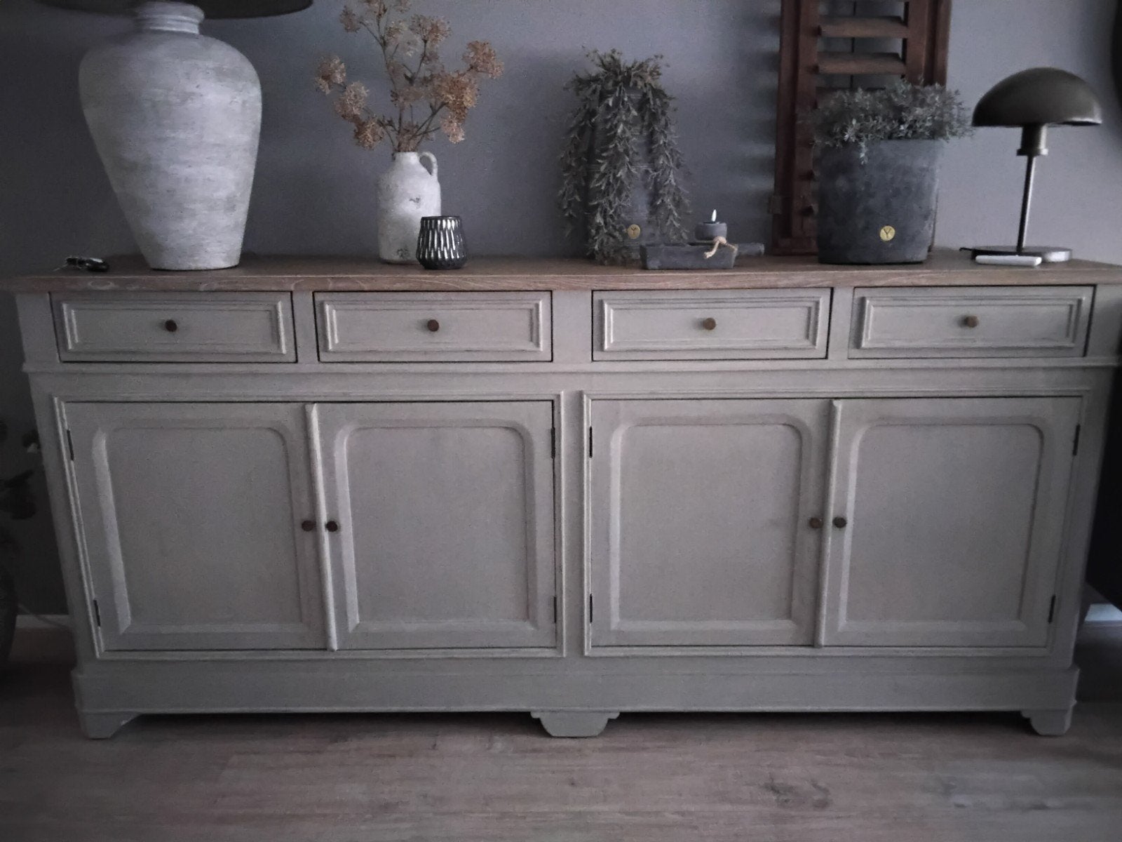 prachtige dressoir / Hoge kast, Ophalen, Zo goed als nieuw, 25 tot 50 cm, 200 cm of meer