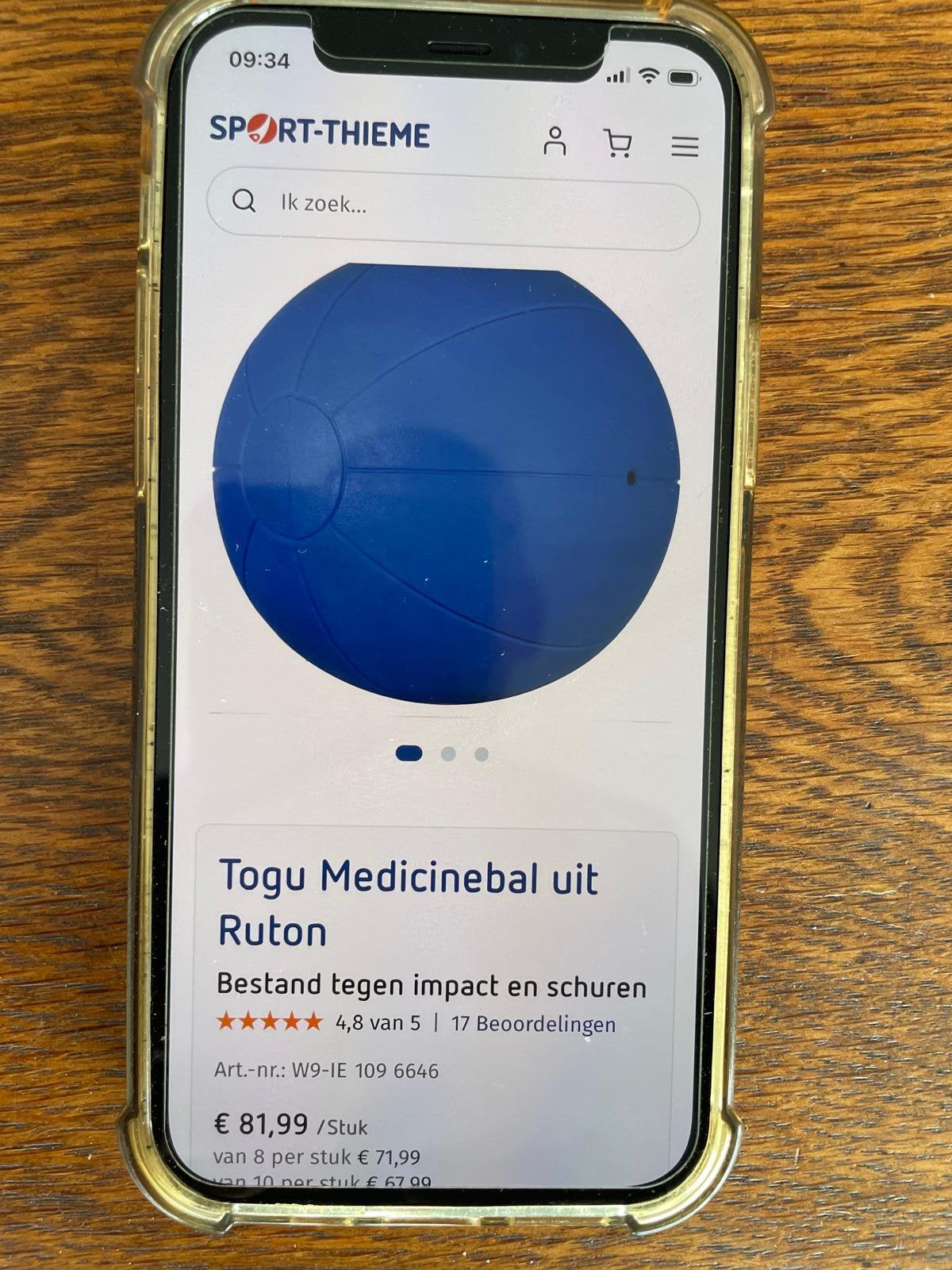 TOGU - SPORT MEDIZINBALLEN made in Germany, Sport en Fitness, Ophalen, Zo goed als nieuw