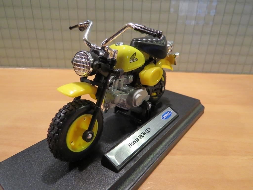 Honda monkey Z50 1:18 Welly, Hobby en Vrije tijd, MayCheong, Nieuw, Ophalen of Verzenden, Motor