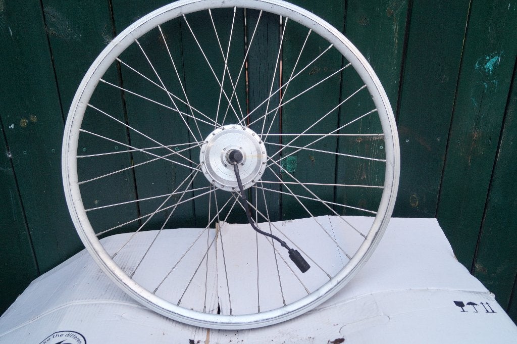 Voorwiel E bike, Gebruikt, Aluminium, Stadsfiets, Ophalen