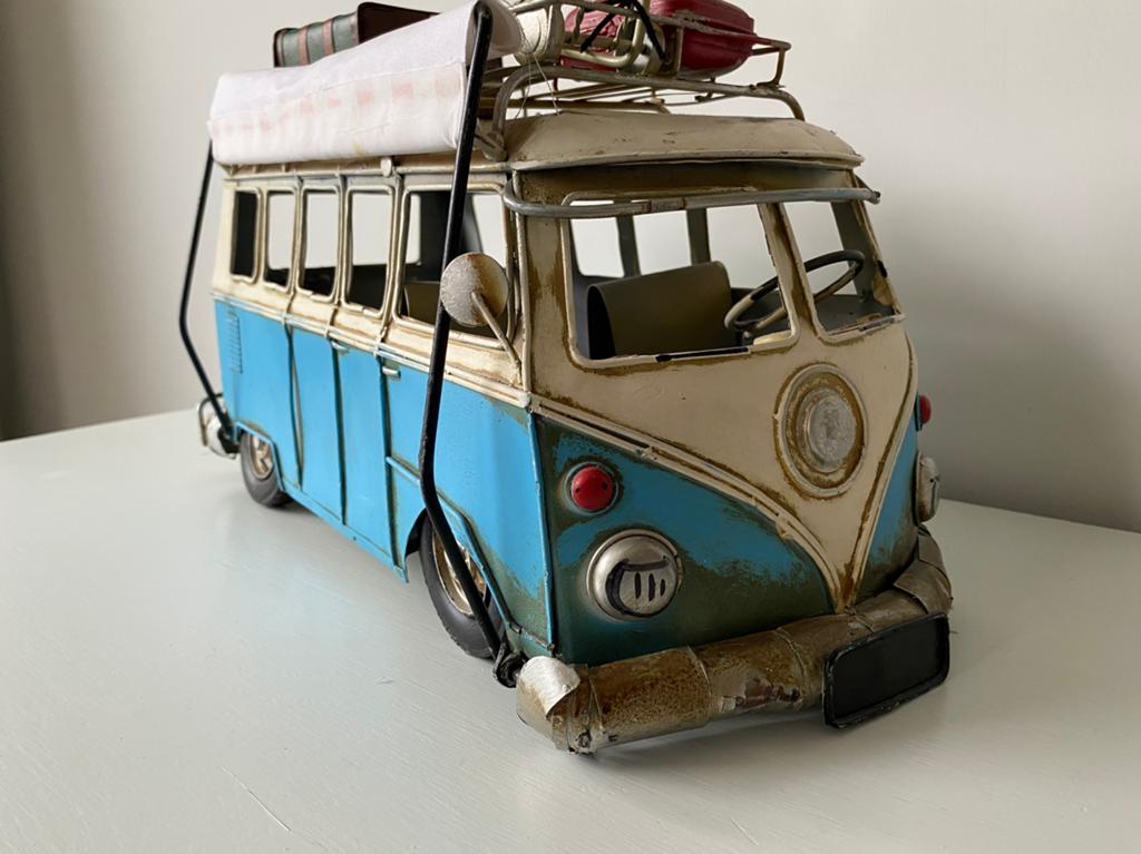 Vintage VW T1 Spijlenbus Camper Model - Schaal 1:5, Ophalen of Verzenden, Gebruikt, 1:5 t/m 1:8, Toebehoren