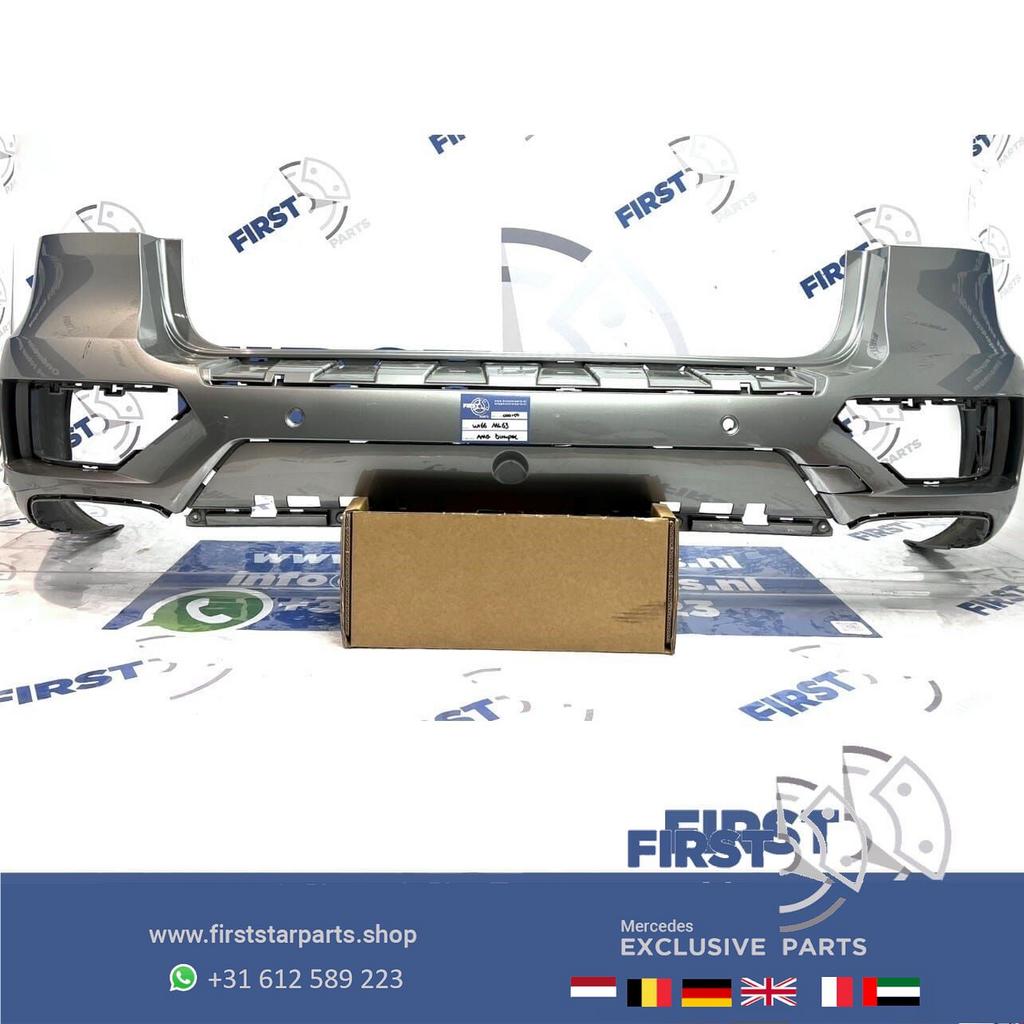W166 ML63 AMG ACHTERBUMPER Mercedes ML Klasse 2011-2015 A166, Gebruikt, -, Ophalen of Verzenden, Achter
