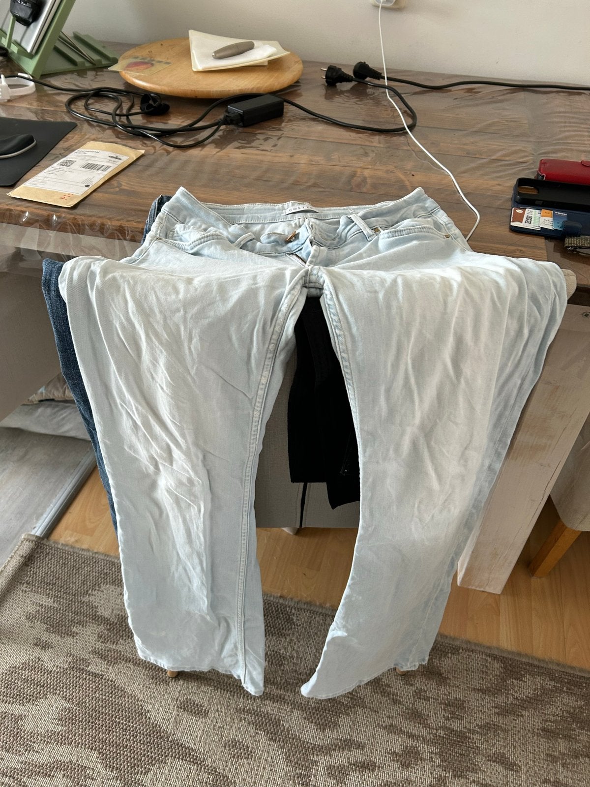 Costes flaired jeans lichtblauw W29/W30, Ophalen of Verzenden, Gedragen, Blauw, W28 - W29 (confectie 36)