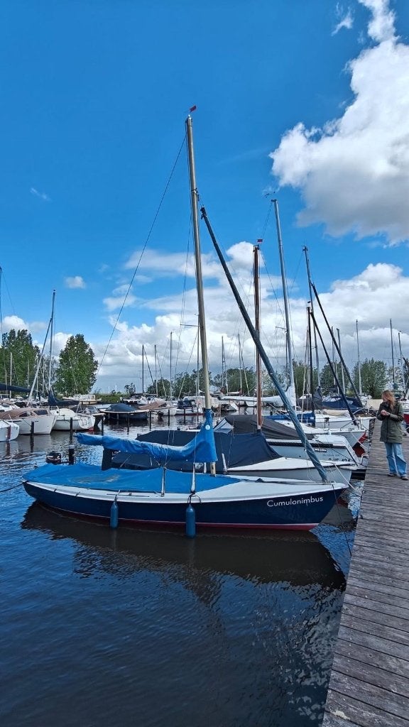 Fijne randmeer classic zeilboot met motor en toebehoren, Ophalen, Gebruikt