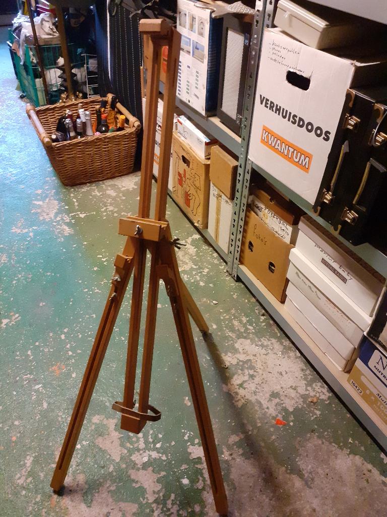 Mooie, degelijke schildersezel van het merk Mabef, Hobby en Vrije tijd, Schilderen, Ophalen, Gebruikt, Ezel