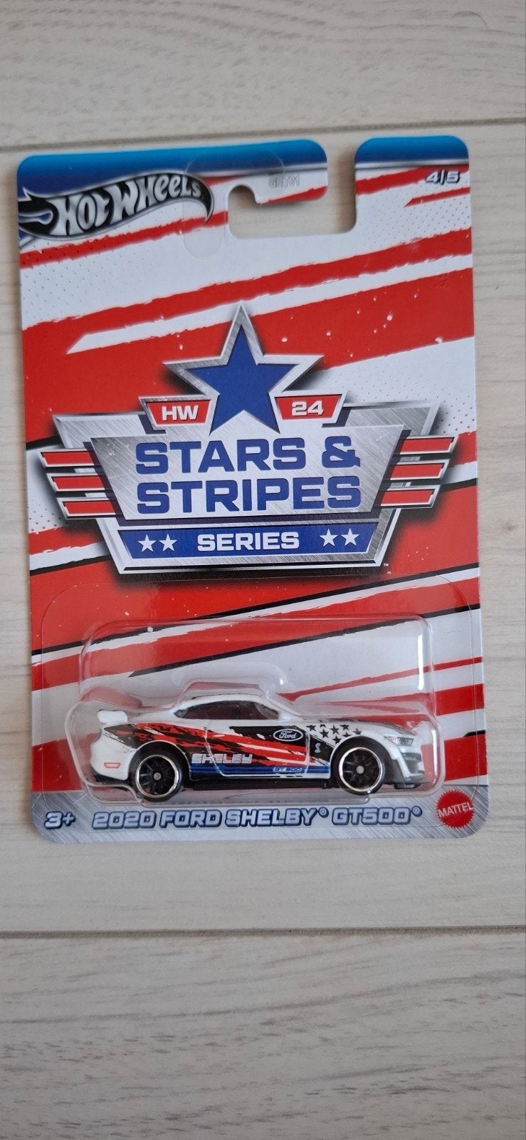 Hot Wheels 2020 Ford mustang Shelby GT500 Stars & Stripes, Ophalen of Verzenden, Nieuw