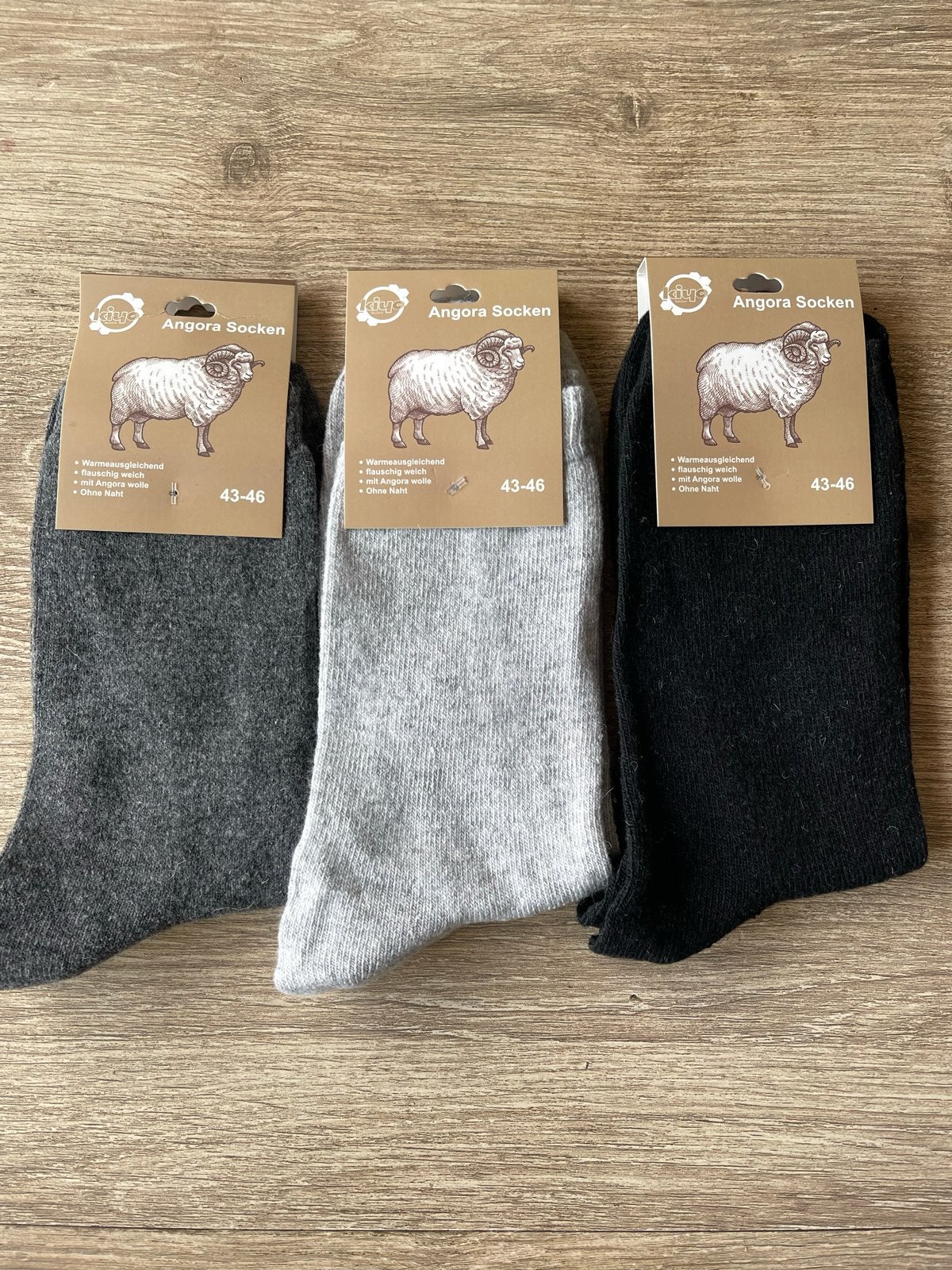 Angora Sokken - 3 paar - NIEUW, Sokken en Kniesokken, Nieuw, Ophalen of Verzenden, Maat 39 t/m 42