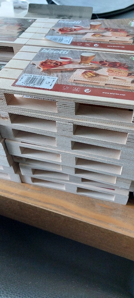 pallets mini model voor decoratie, nieuw, per 2 stuks, Ophalen of Verzenden, Nieuw, Hout, Modern