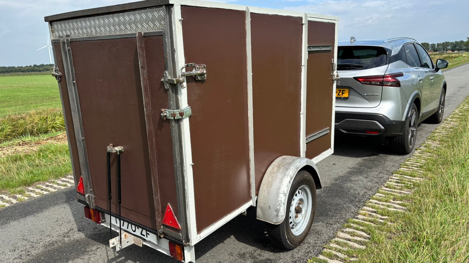 Gesloten aanhanger LxBxH: 200x110x120, Ophalen, Gebruikt