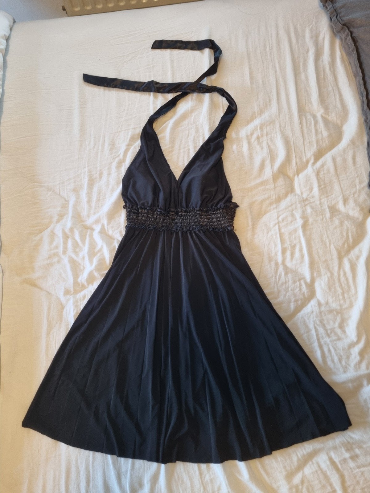 Jurkje mt. XL, uit Italïe, soort Marilyn Monro jurkje, Zwart, Maat 46/48 (XL) of groter, Cocktailjurk, Ophalen of Verzenden