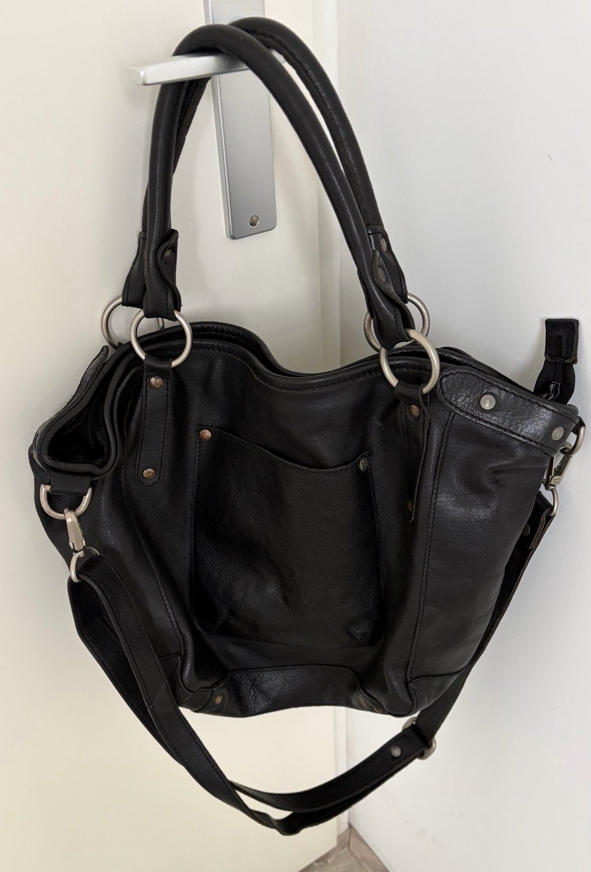 Tas Cowboybag, Ophalen of Verzenden, Gebruikt, Zwart, Handtas