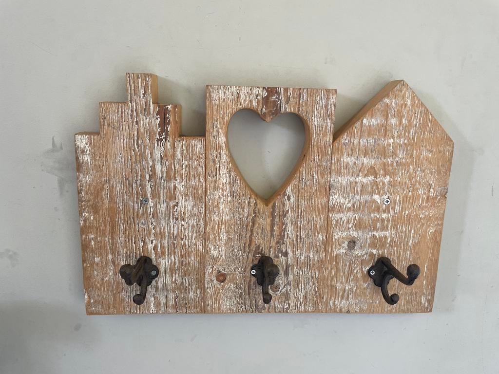 Lief kinder kapstokje van steigerhout, Ophalen, Gebruikt, Minder dan 100 cm, Kinderkapstok