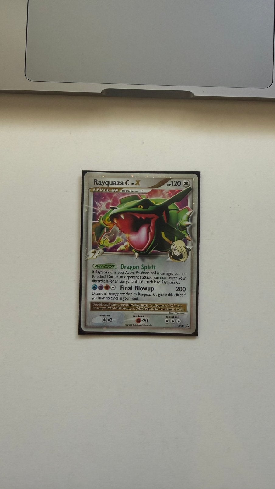 Pokemon: Rayquaza LV X, Ophalen of Verzenden, Zo goed als nieuw