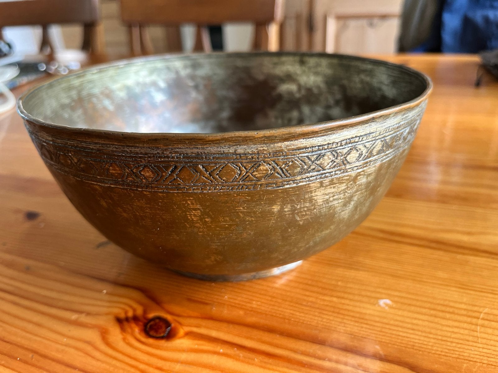 Antieke Javaanse Bokor met Makersmerk – ca. 1920, Antiek en Kunst, Ophalen of Verzenden
