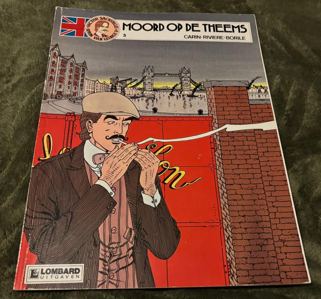 Victor Sackville strip #5: Moord op de Theems, Eén stripboek, Ophalen of Verzenden, Gelezen