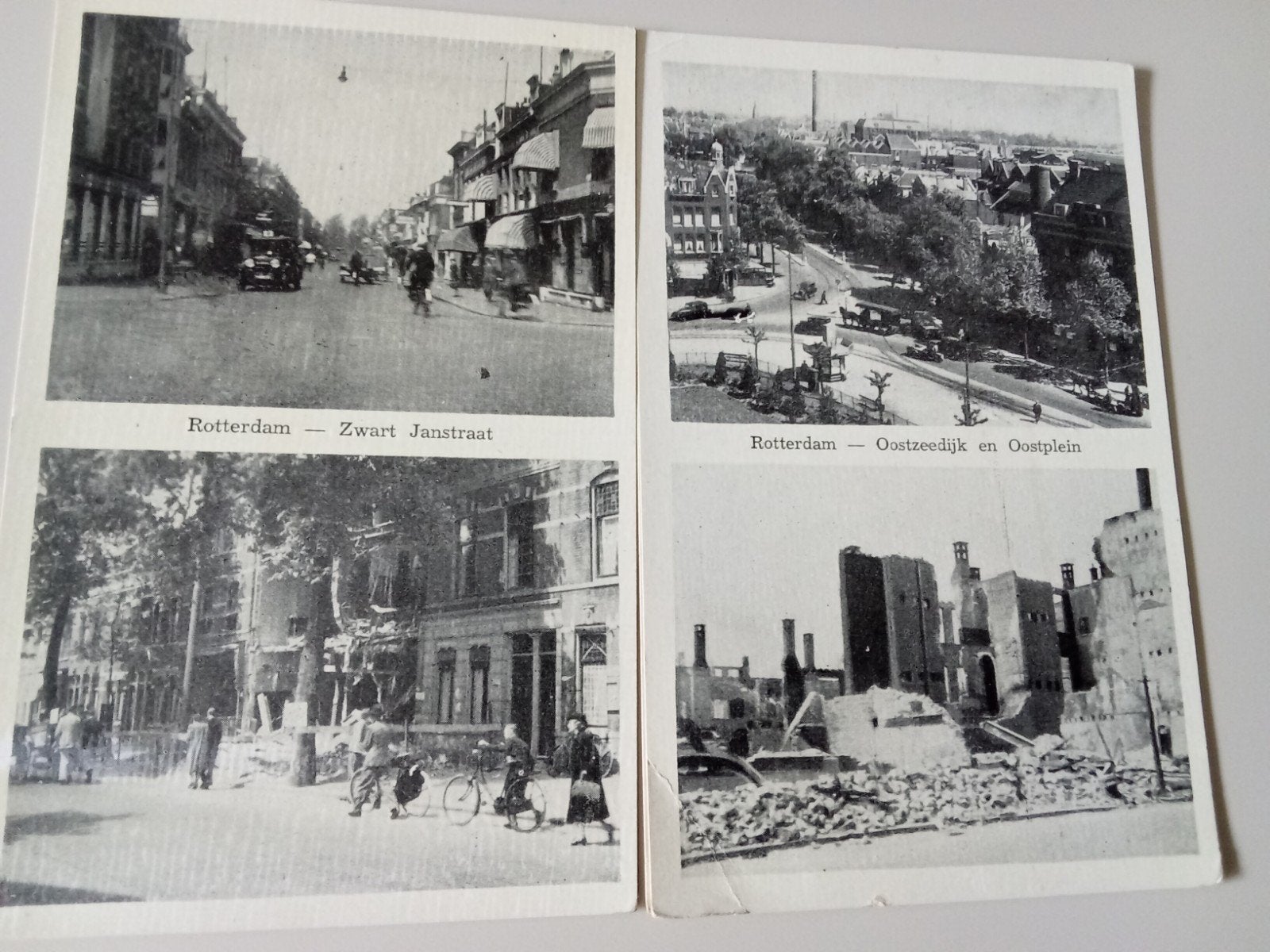 Rotterdam voor en na het bombardement - Unieke fotoreeks, Ophalen, 1940 tot 1960, Ongelopen, Politiek en Historie