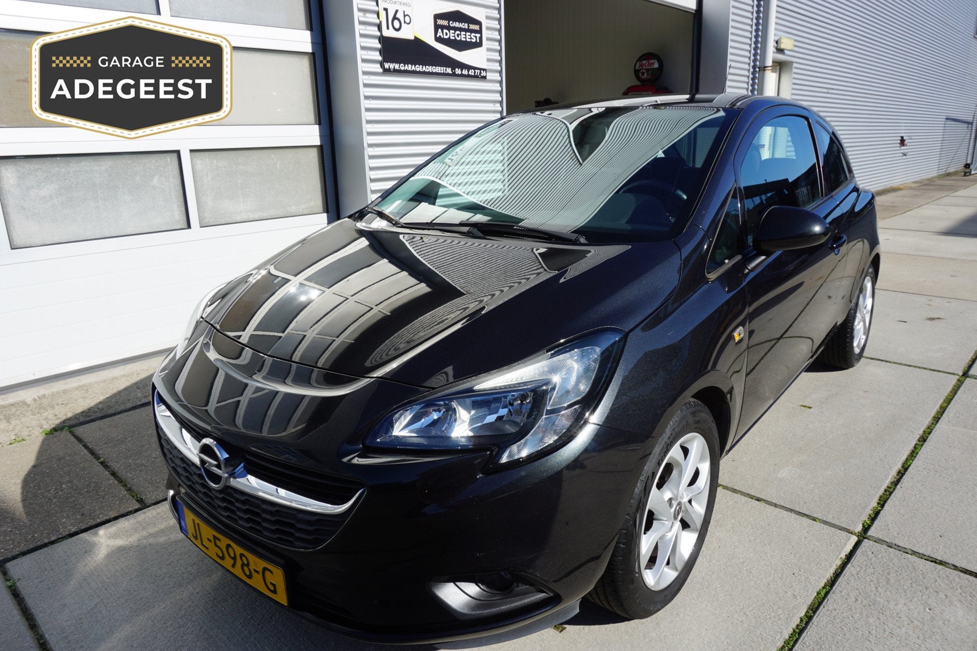Opel Corsa 1.4 Edition |Automaat|Airco|Cruise control|16 Inc, Auto's, Stof, Zwart, Origineel Nederlands, Bedrijf