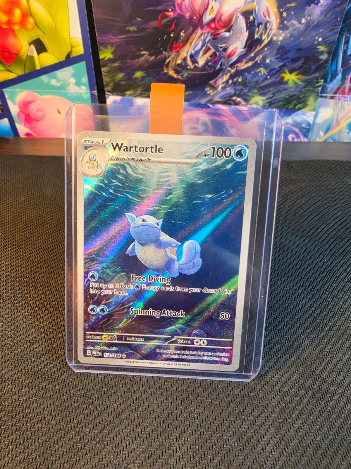 Wartortle 171/165 – Illustration Rare uit Pokémon 151, Ophalen of Verzenden, Nieuw