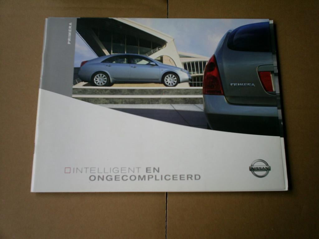 Nissan Primera [ intelligent ] 8 / 2004 34 pag., Verzenden, Zo goed als nieuw, Nissan