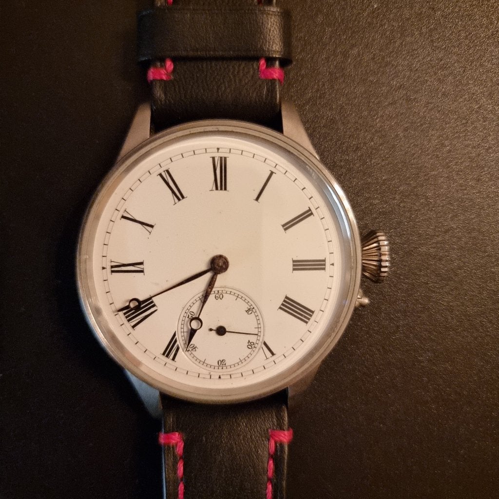 Antiek horloge SYSTEME GLASHUTTE, Sieraden, Tassen en Uiterlijk, Overige merken, Staal, 1900 tot 1930, Polshorloge