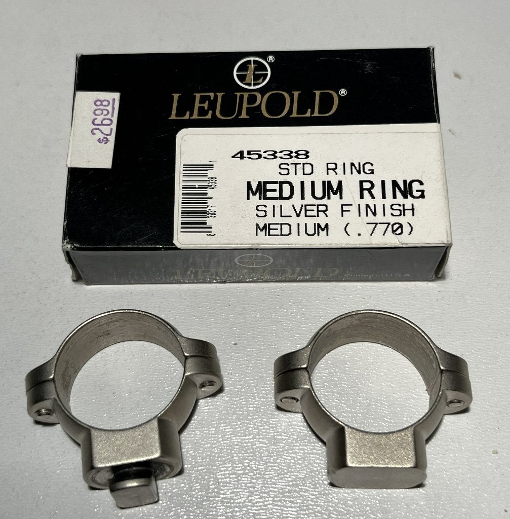 Zilverkleurige Leupold montagebeugels, Ophalen of Verzenden, Nieuw