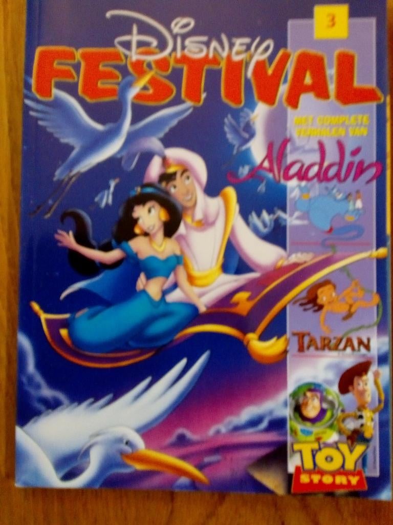 Disney festival deel 3 Alladin / Tarzan / Toy Story, Boeken, Ophalen of Verzenden, Gelezen, Fictie algemeen, Voorleesboek