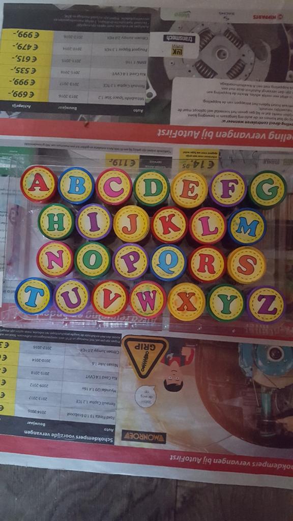 Alphabet leren voor de beginner, Ophalen of Verzenden