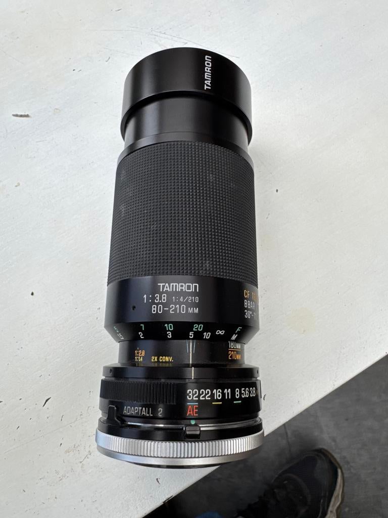 Tamron 80-210mm f/3.8-4/210mm Adaptall 2 Zoomlens, Ophalen of Verzenden, Gebruikt, Telelens, Zoom