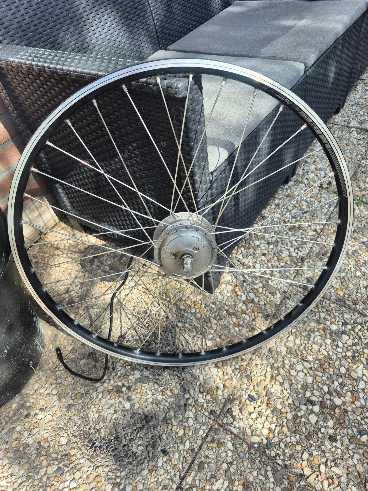 Electrische tandwielmotor E-bike 250w, Fietsen en Brommers, Fietsonderdelen, Gebruikt, Accell, Aluminium, Ophalen