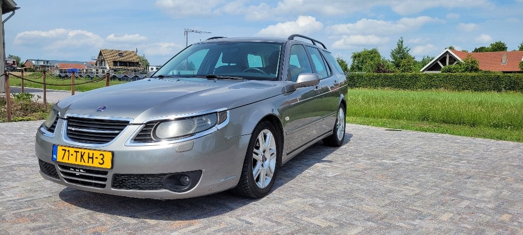 Saab 95 Estate 2.3t 2006 Grijs, Zwart, 4 cilinders, 2290 cc, Leder