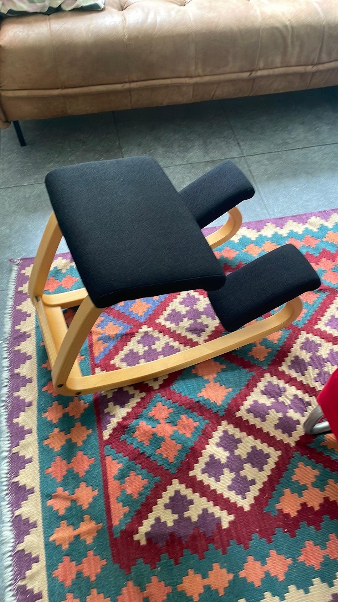 Stokke bureaustoel Variable, Ophalen, Zwart, Zo goed als nieuw, Stof