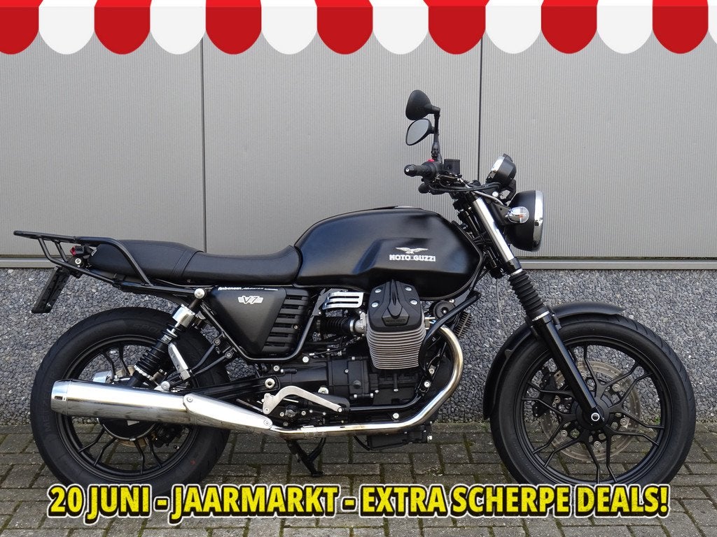 Moto Guzzi V 7 STONE (bj 2014), 744 cc, Bedrijf, Naked bike
