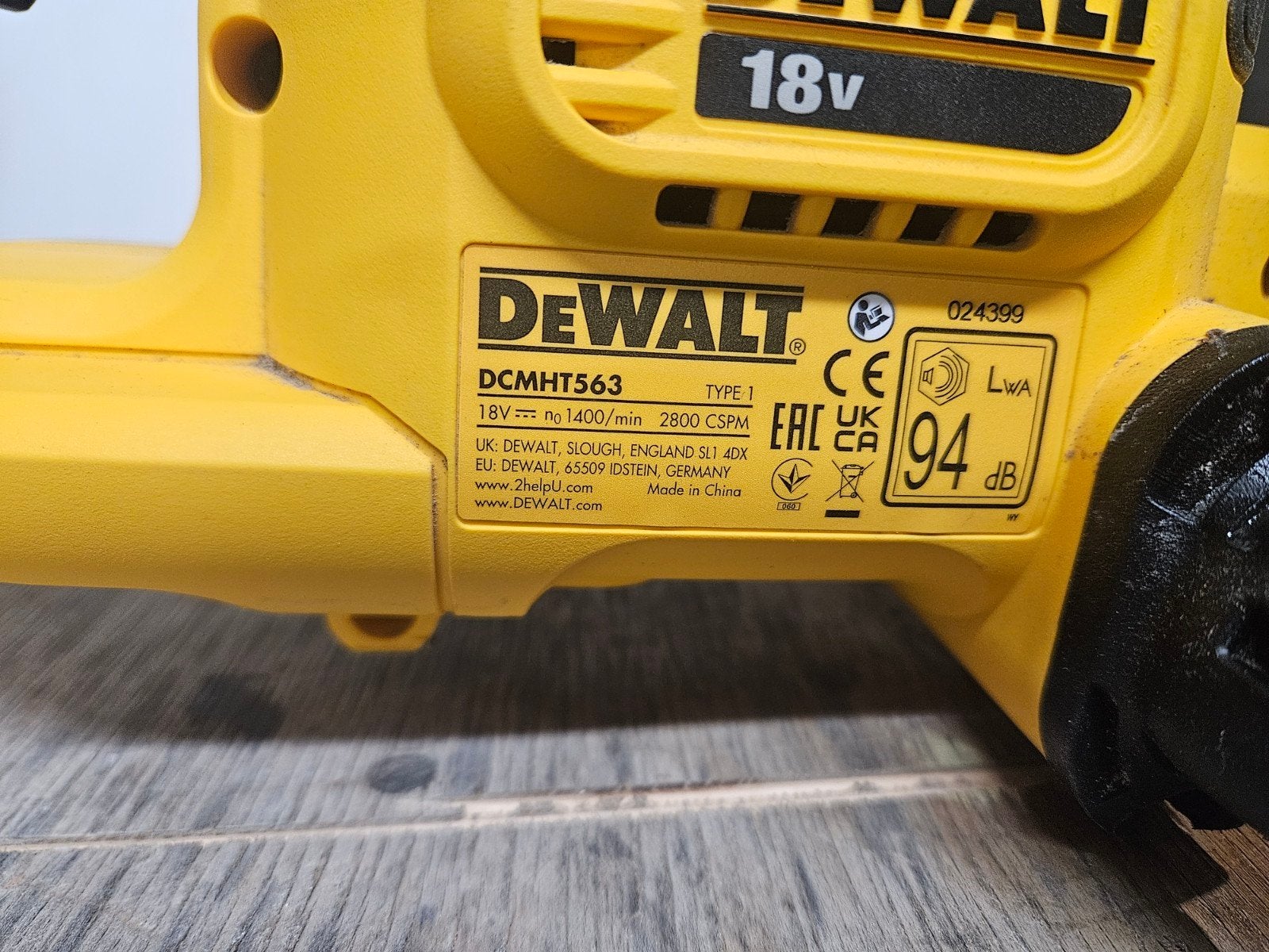 Foto 5 van DeWalt 18v heggenschaar