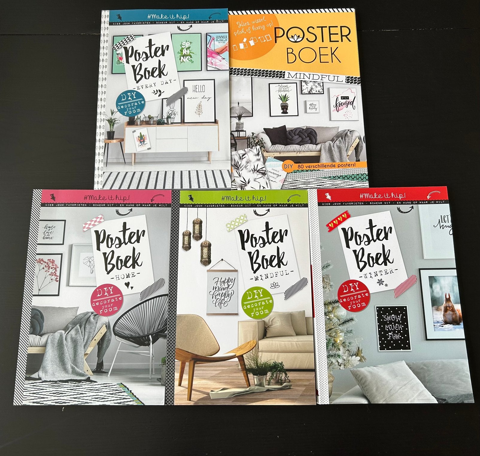 Poster boeken, Ophalen, Zo goed als nieuw