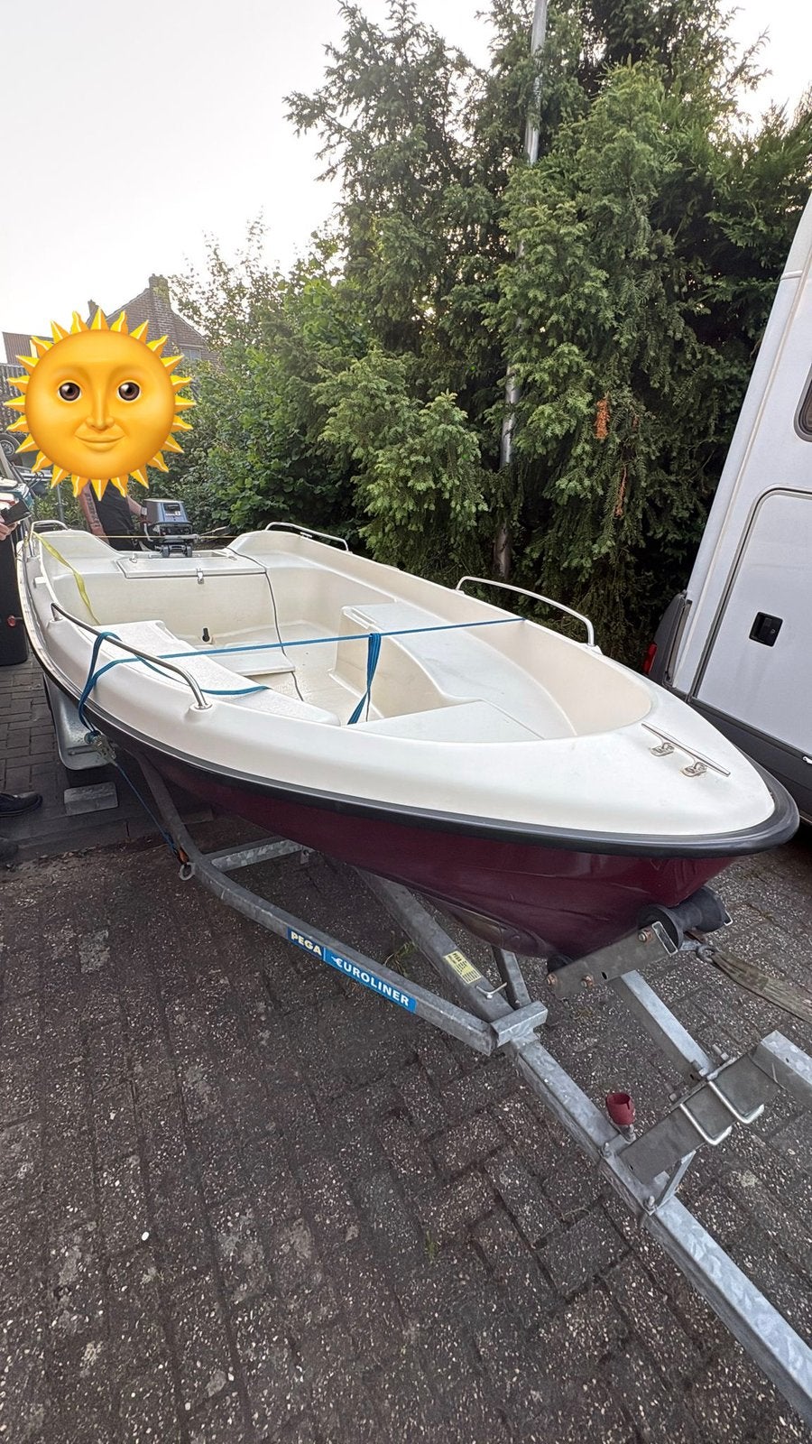 Leuk bootje, Ophalen, Afdekzeil, Buitenboordmotor, Tot 1.00 meter