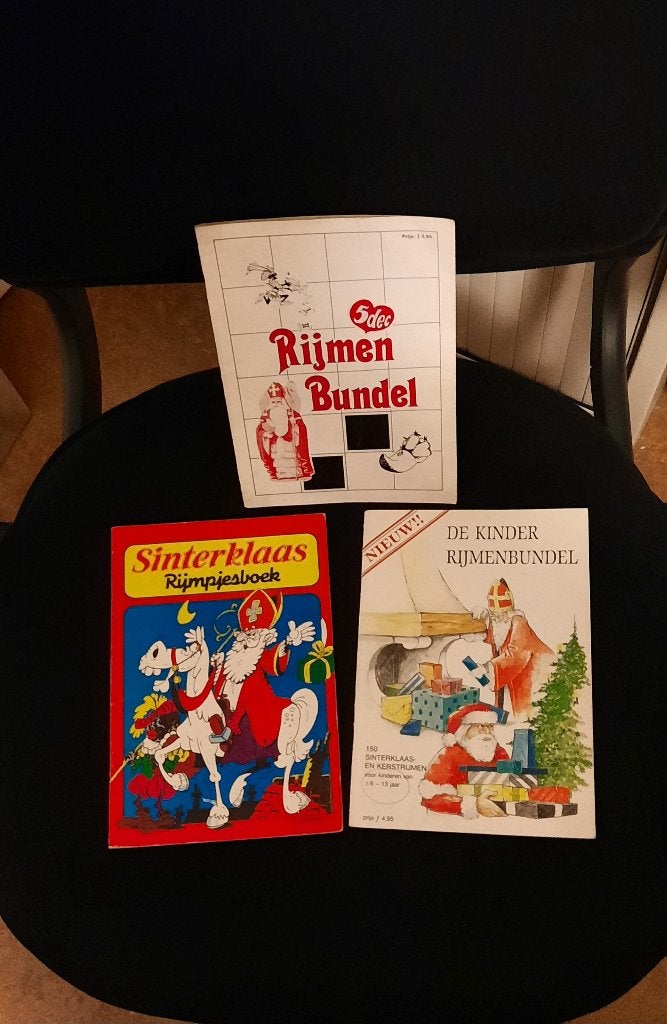 3 SINTERKLAAS- EN KERST RIJMPJESBOEKEN > Surprise gedichten, Ophalen of Verzenden, Zo goed als nieuw, Auteurs van Sint-Nicolaasrijmenblad - Roosendaal
