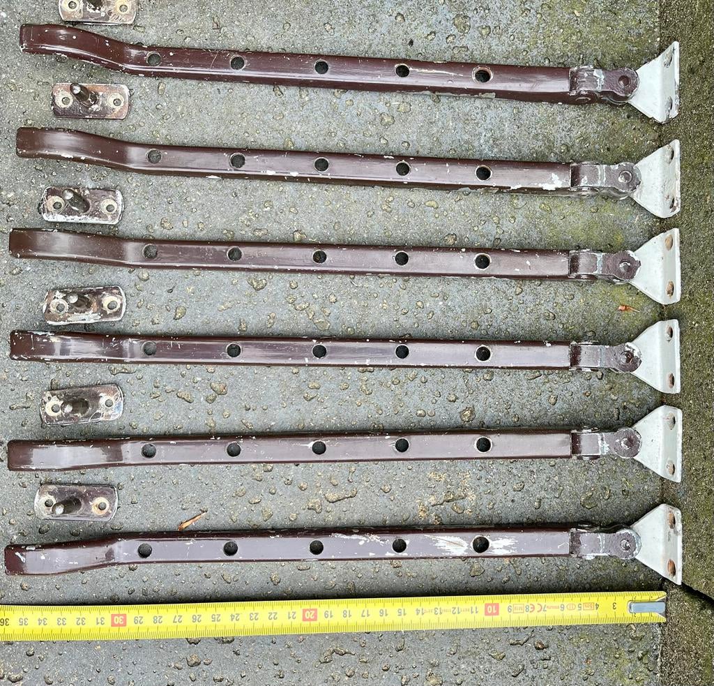 Raamuitzetters metaal 35cm en AXA kunststof 26 cm, Ophalen, Gebruikt, Overige typen