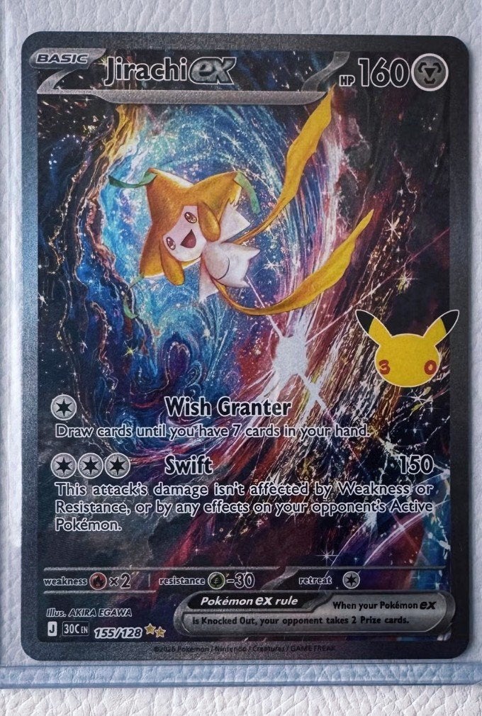 Jirachi 155/128 M/NM, Ophalen of Verzenden, Nieuw, Losse kaart, Foil