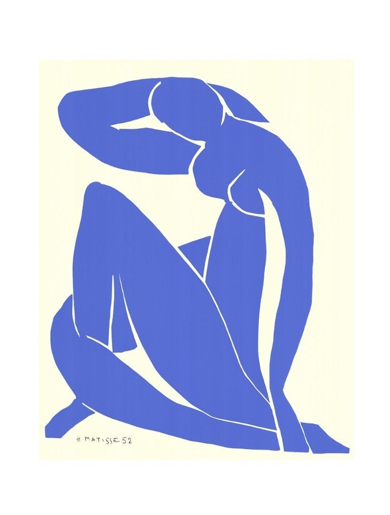 Henri Matisse - Nu Bleu - Litho Drukgesign., Ophalen of Verzenden