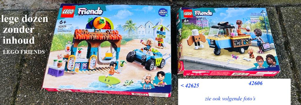 Teab 7x Lege LEGO FRIENDS doos dozen, Ophalen, Gebruikt, Lego, Overige typen