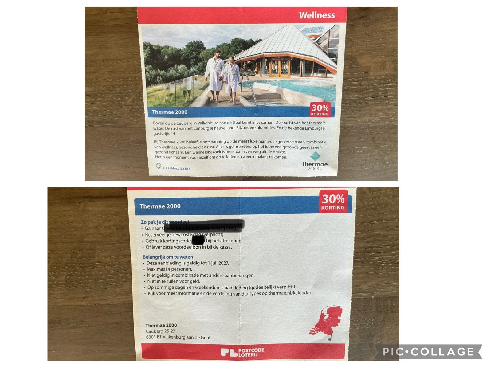 Kortingsbon voor sauna Thermae 2000 - 30% korting (KWF), Tickets en Kaartjes, Kortingen en Cadeaubonnen, Drie personen of meer