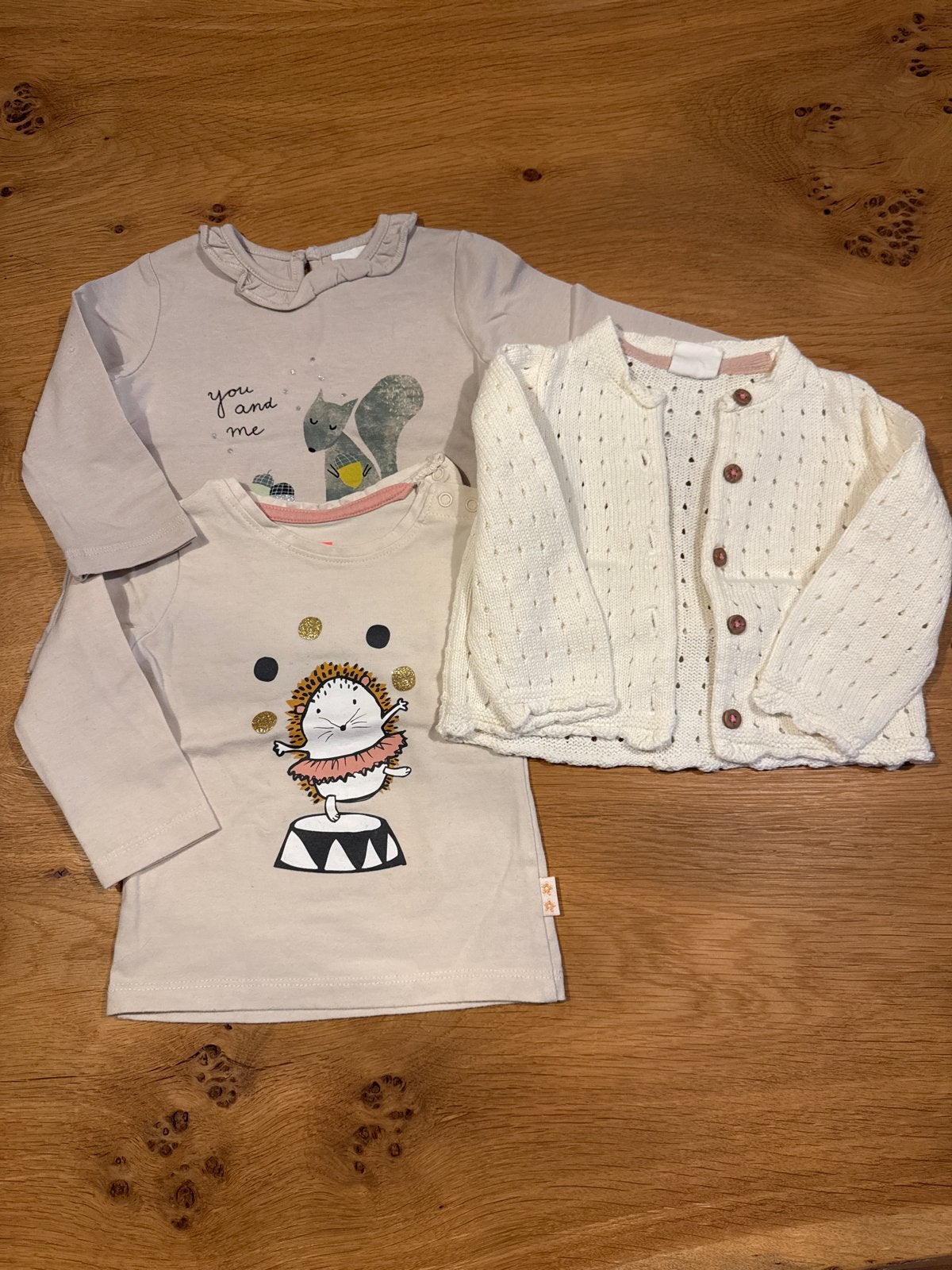 Leuk setje maat 62 met vestje, Kinderen en Baby's, Ophalen of Verzenden, Zo goed als nieuw, Meisje, Setje