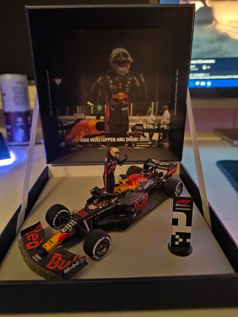 Max Verstappen Spark Model Abu Dhabi 2020 GPworld Exclusive, Ophalen of Verzenden